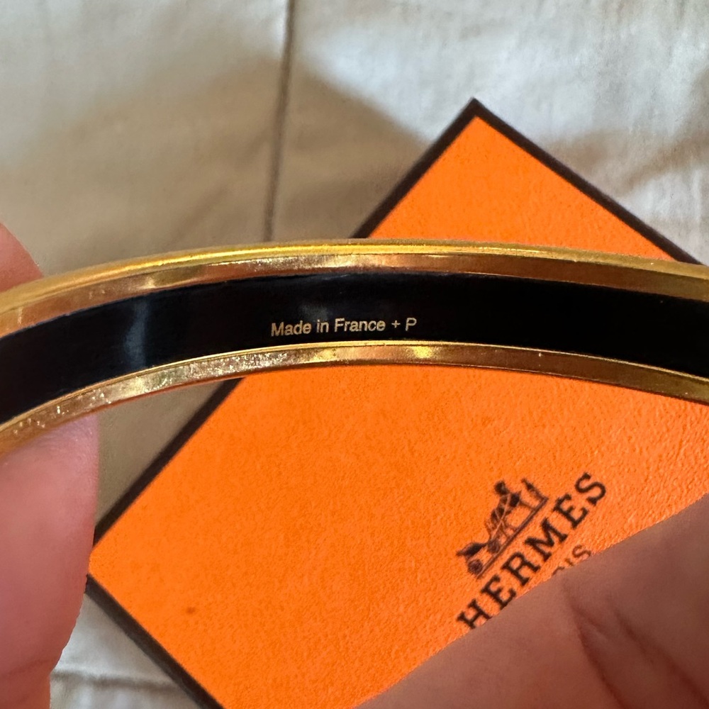 Hermes enamel bracelet (size 65) - Picture 6 of 8